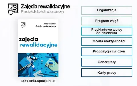 Pomysły na zajęcia korekcyjno-kompensacyjne do dziennika przedszkolnego